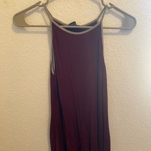American dream maroon tank top